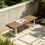 Banc de patio en bois d'acacia-129028194