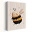 Happy Little Bee Contemporary Bee Wall Art Print 1 Piece Wrapped Canvas Wall Art-1416506395