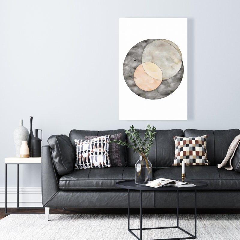 Interlocking Office Beige Canvas - Stylish Home Decor Accent