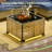 Sorella 11-Piece PE Wicker Outdoor Patio Furniture Set with 54" Propane Fire Pit Table & Solar-Powered Lighting-80390424