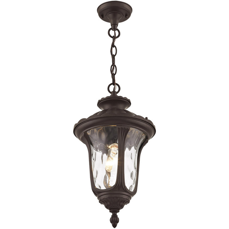 Luminaire suspendu de style lanterne à 1 lumière Atilana