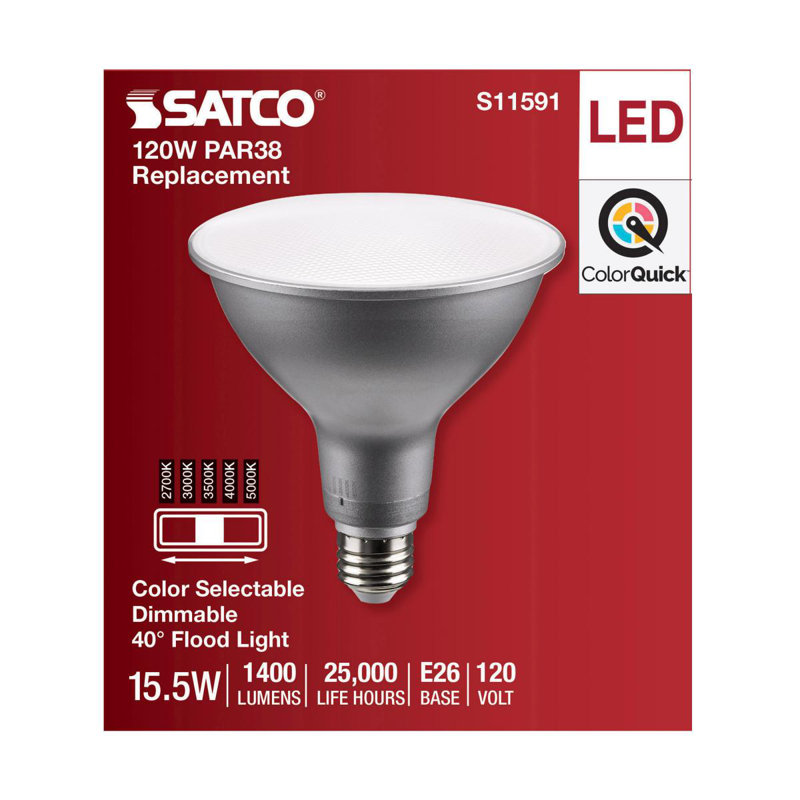 15.5 Watt Gray LED Bulb, 15.5
