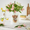 Petit Vase En Porcelaine Wrendale Designs - Motif Souris Et Pissenlit - Cadeau Déco Maison