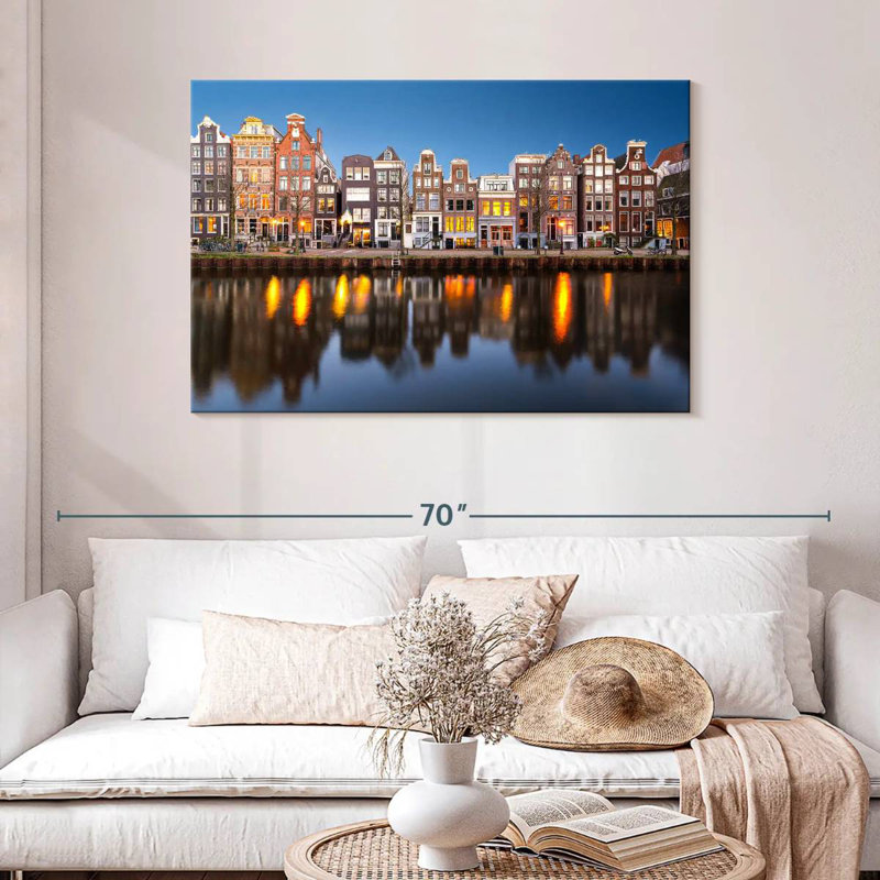 Sirci Amsterdam Canal Waterfront, H 30 po x l 45 po