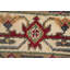 Tapis géométrique traditionnel en laine fabriqué à la main 4 x 6