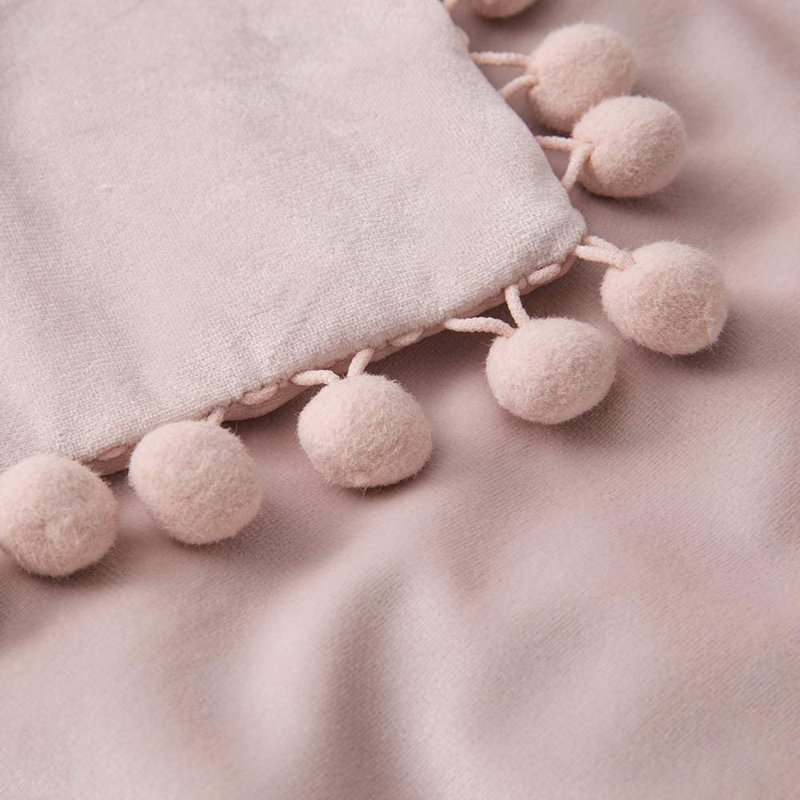 Housse de coussin Fortham, 18 po x 18 po, Rose clair