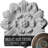 Endurathane Emery Leaf Ceiling Medallion, 7 5/8"OD x 1"P, Hand-Painted Bronze Blue Patina Finish-27779341