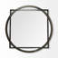 Farringdon Circle Solid Wood Framed Wall Mirror