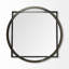 Farringdon Circle Solid Wood Mirror