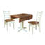 Dulciana 3 Piece Drop Leaf Dining Set