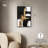 Golden Contrast I Canvas Gold Leaf Wall Art by Art Remedy-107456285-107456291