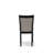 13-piece Dining Room Table Set a Rectangular Dining Table and 12 Shitake Linen Fabric Dining Chair, Wire Brushed Black-836554778-815102944