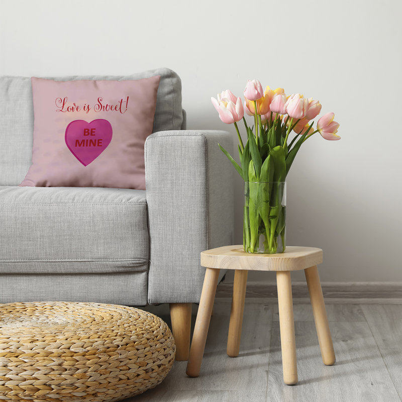 Coussin décoratif en polyester, H 26 po x l 26 po, Carré