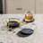Abelina Round 6 Piece Coaster Set With Holder