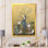 Chinoiserie avec oiseaux et pivoines VI - peinture sur toile