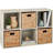 6-Cube Storage Organizer, 13.5in Shelf Opening, Bookcase, Display Shelf, Customizable w/ 3 Removable Back Panels