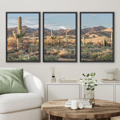 Southwest Green Cactus Nature Desert Canyon Landscape Photography Modern Artwork