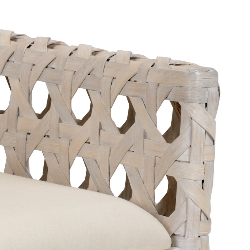 Fauteuil de 25 po de largeur Mandaue, Blanc