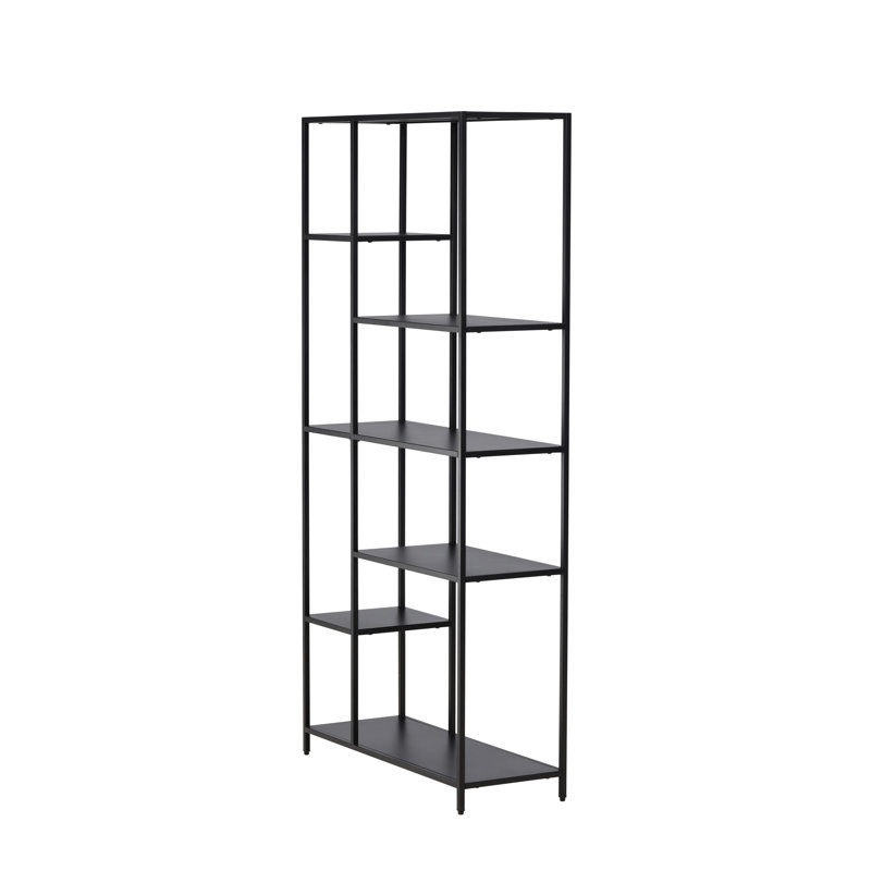 Trumann 164 cm H x 80 cm W Steel Geometric Bookcase