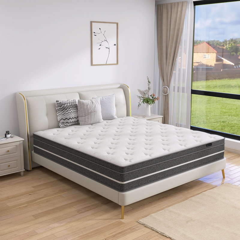 Alwyn Nietos Medium Euro Top Hybrid Mattress, Queen, 14"
