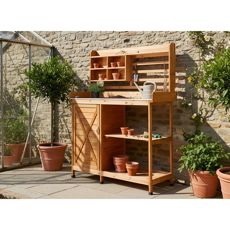 Fir Potting Bench