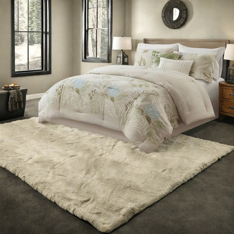 Ensemble de literie luxueux en coton surdimensionné très grand, design côtier confortable pour la maison