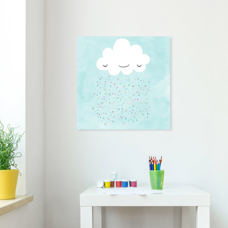 Art sur toile happy cloud Hillen, H 12 po x l 12 po x P 1,5 po