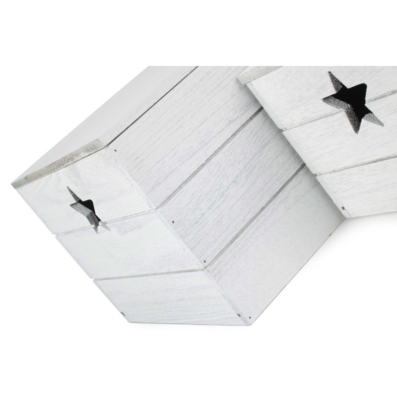 Star Cut out Storage 2 Piece Box Set