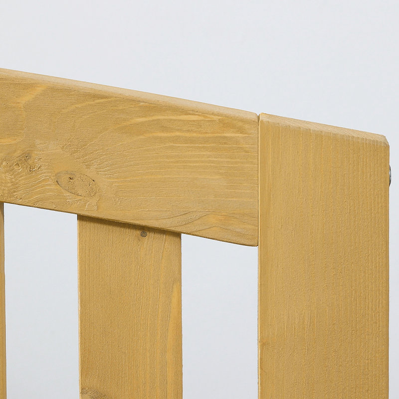 Banc en bois pour l'extérieur Outsunny, Naturel