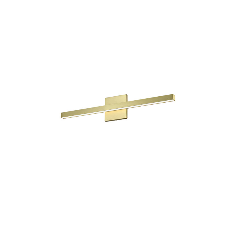 Tedder Dimmable LED Vanity Light, Aged Brass