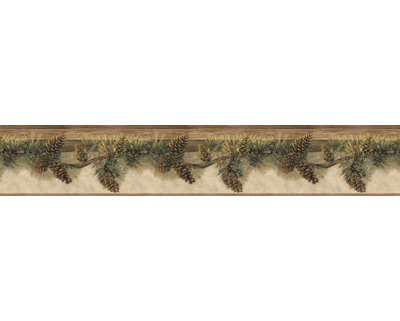 Papier peint à bordure en relief 15' x 6" pin 3d Ketchum