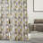 Autumn Whisper Leaves Printed Cotton Room Darkening Curtains - Single Panel-455560704