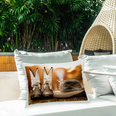 Coussin Rustic Cowboy Fashion