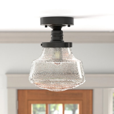 Plafonnier semi-encastré à 1 lumière Steverson