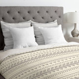 Allyson Johnson Rustic Geometric Shapes Duvet Cover