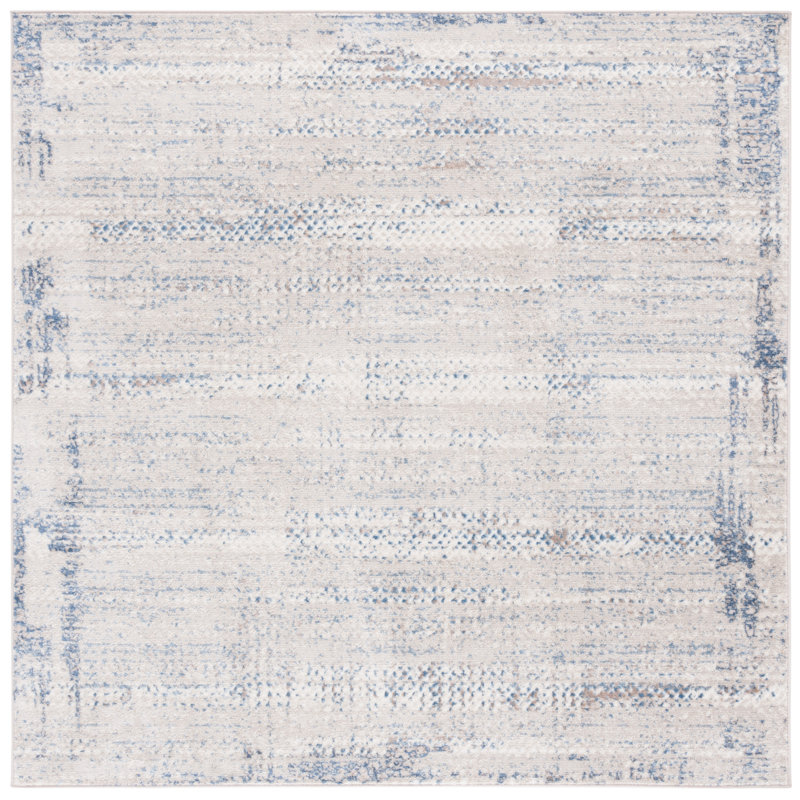 Nurit Performance Abstract Rug, Square 6'7"