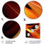 Conception abstraite orange de fractale chaleureuse en V - art mural en métal Fractals-977219292