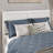 Bhawana Solid Wood Slanted Chevron Platform Bed with Trundle Bed-2050230036