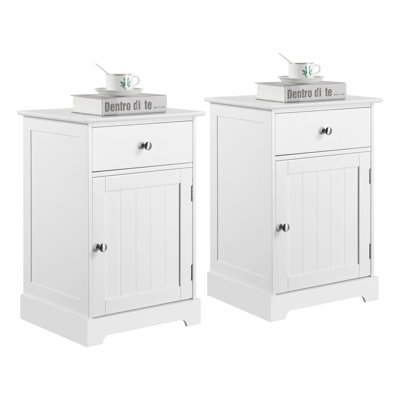 Floor Shelf End Table Set