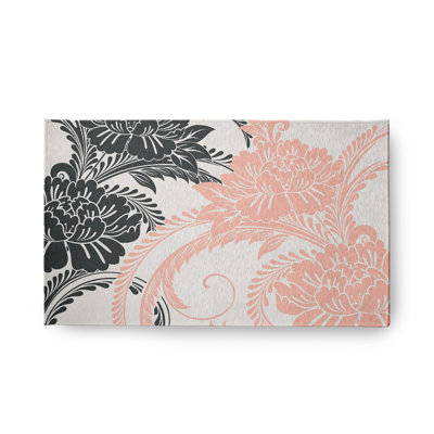 Chenille Floral Indoor Rug