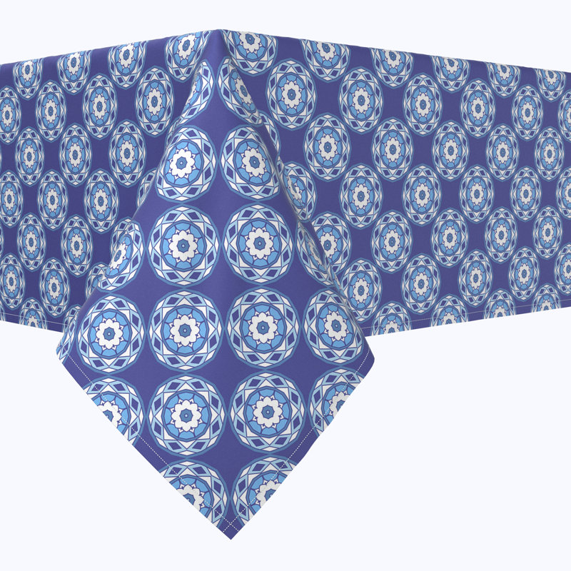Tile Design Tablecloth, 90" x 90"