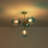 Orrhaen 4-Light Modern Sputnik Sphere Glass Bubble Chandelier-259096041-208477250