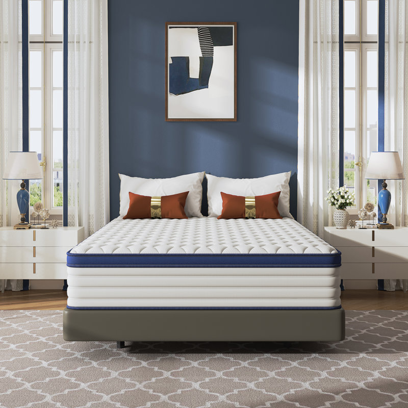 Matelas en mousse viscoélastique imprégnée de gel Randall, Lit simple
