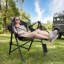 Chaise berçante de camping pliante avec appui-tête et repose-pieds amovible Norockescomce Hamac-1887884924