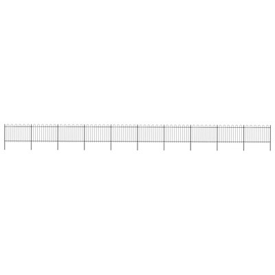 Katherin Black Metal Fence Panels