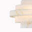Silma 3 Dimmable Light Alabaster in Chandelier