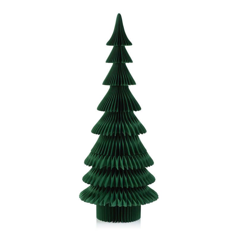 Paper Decorative Alpina Tree, 48" H x 20" W x 20" D, Dark Green