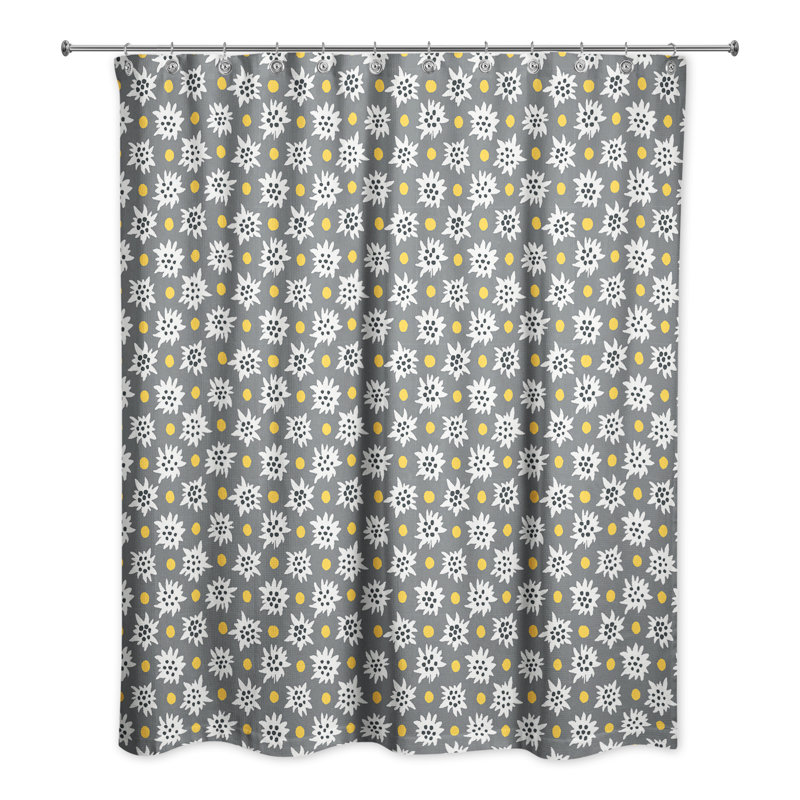 Rideau de douche simple Alessio, Gris