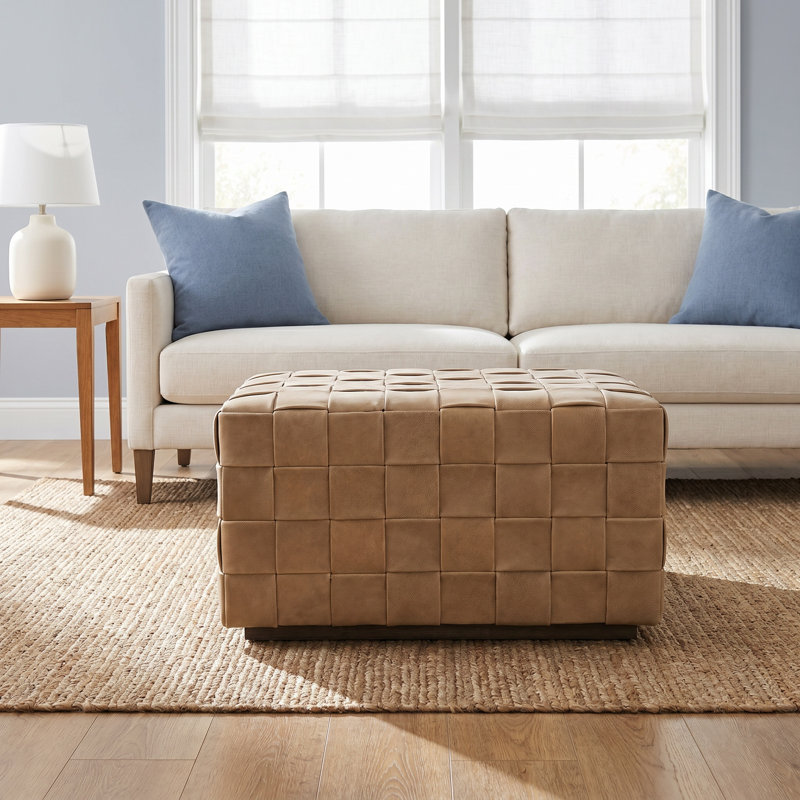 Riesner Ottoman, Chocolate Brown