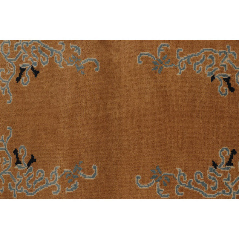 Art Deco One-of-a-Kind 2'8X3'10 Hand Knotted Area Rug